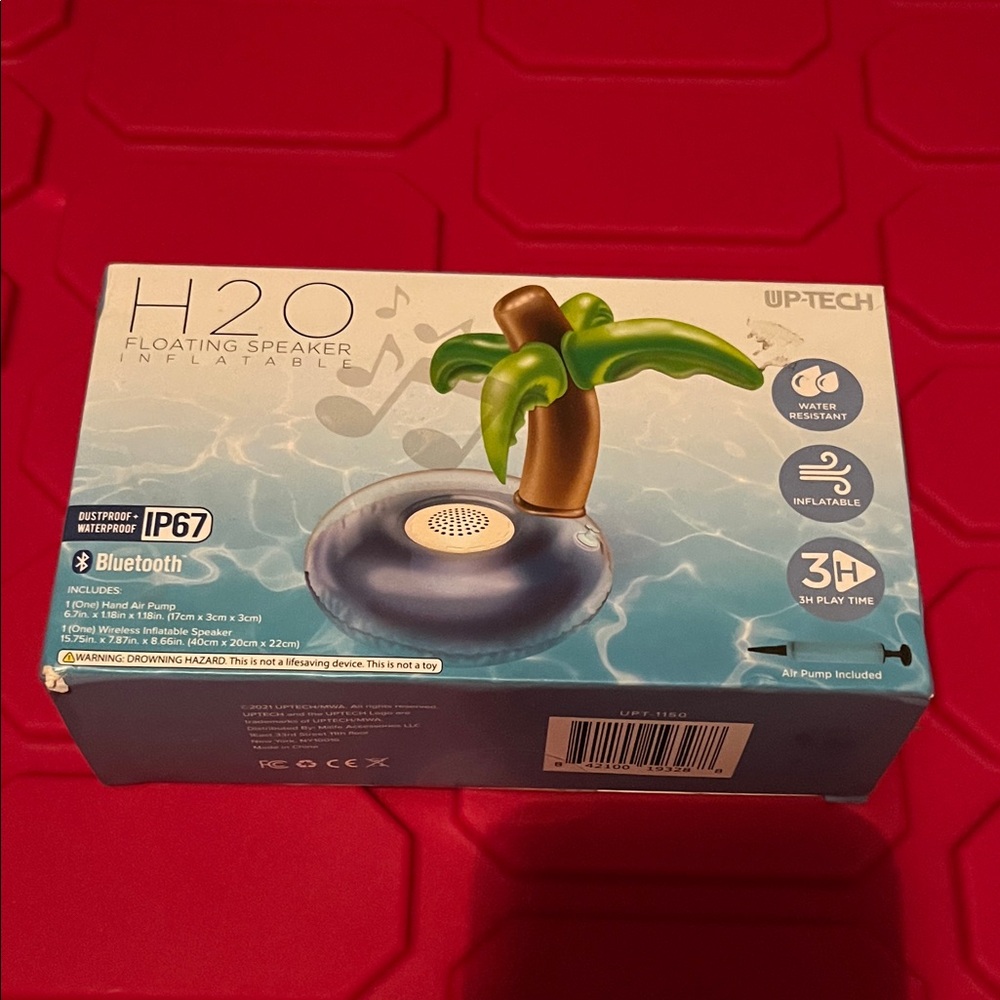 H2O Inflatable Floating Speaker - Blue